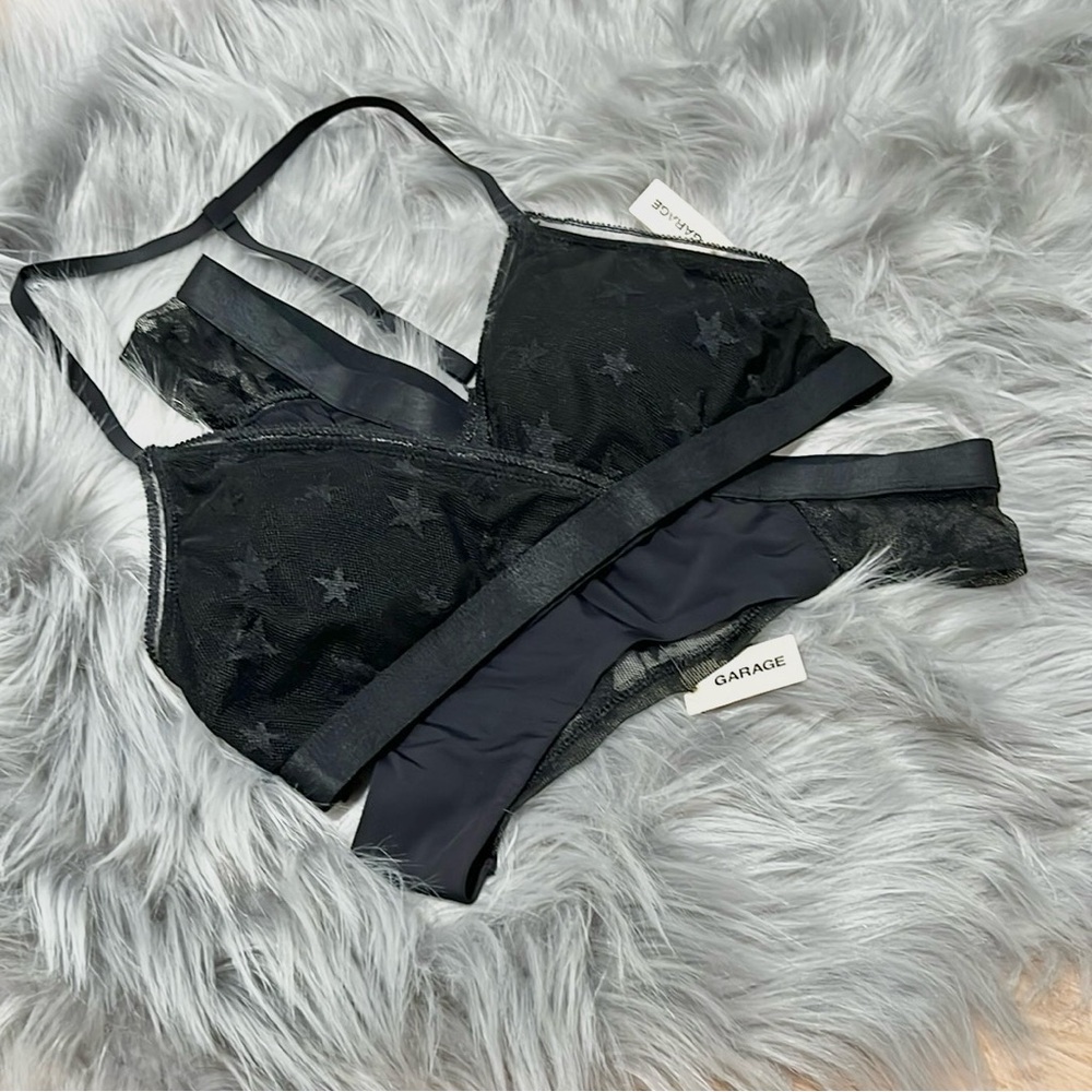 GARAGE Black Lingerie Set